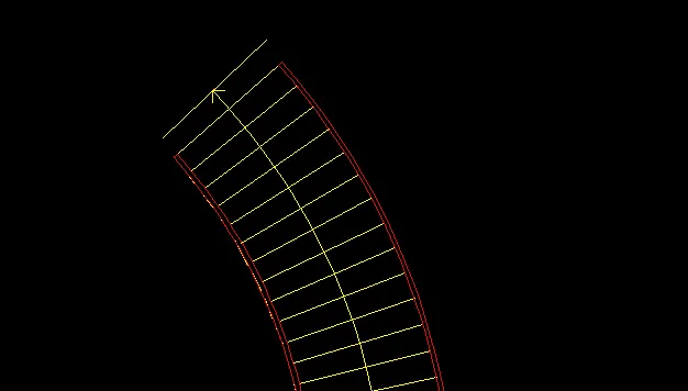 AutoCAD workspace after applying Isolate, showing only selected objects visible