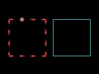 Cursor selecting the source object for Match Properties command