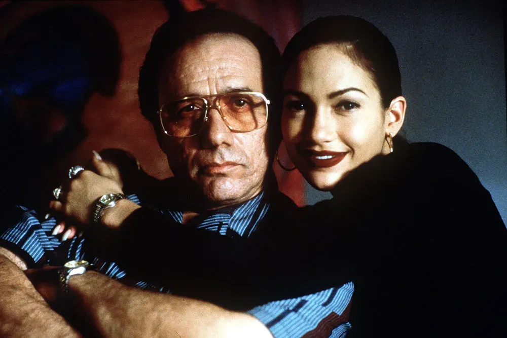 Jennifer Lopez and Edward James Olmos in Selena