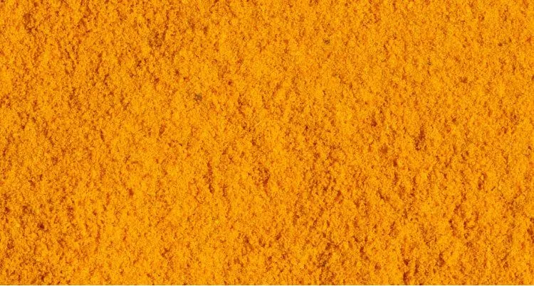 Natural anti-inflammatory turmeric root used in dog supplements