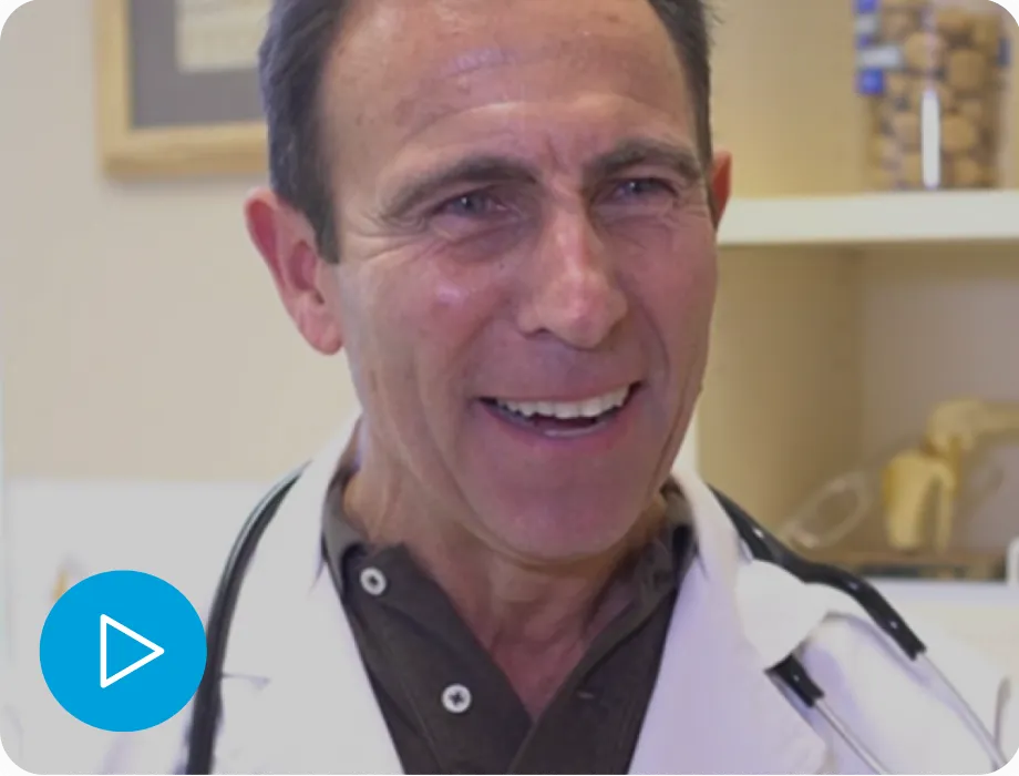 A veterinarian recommending BRAVECTO.