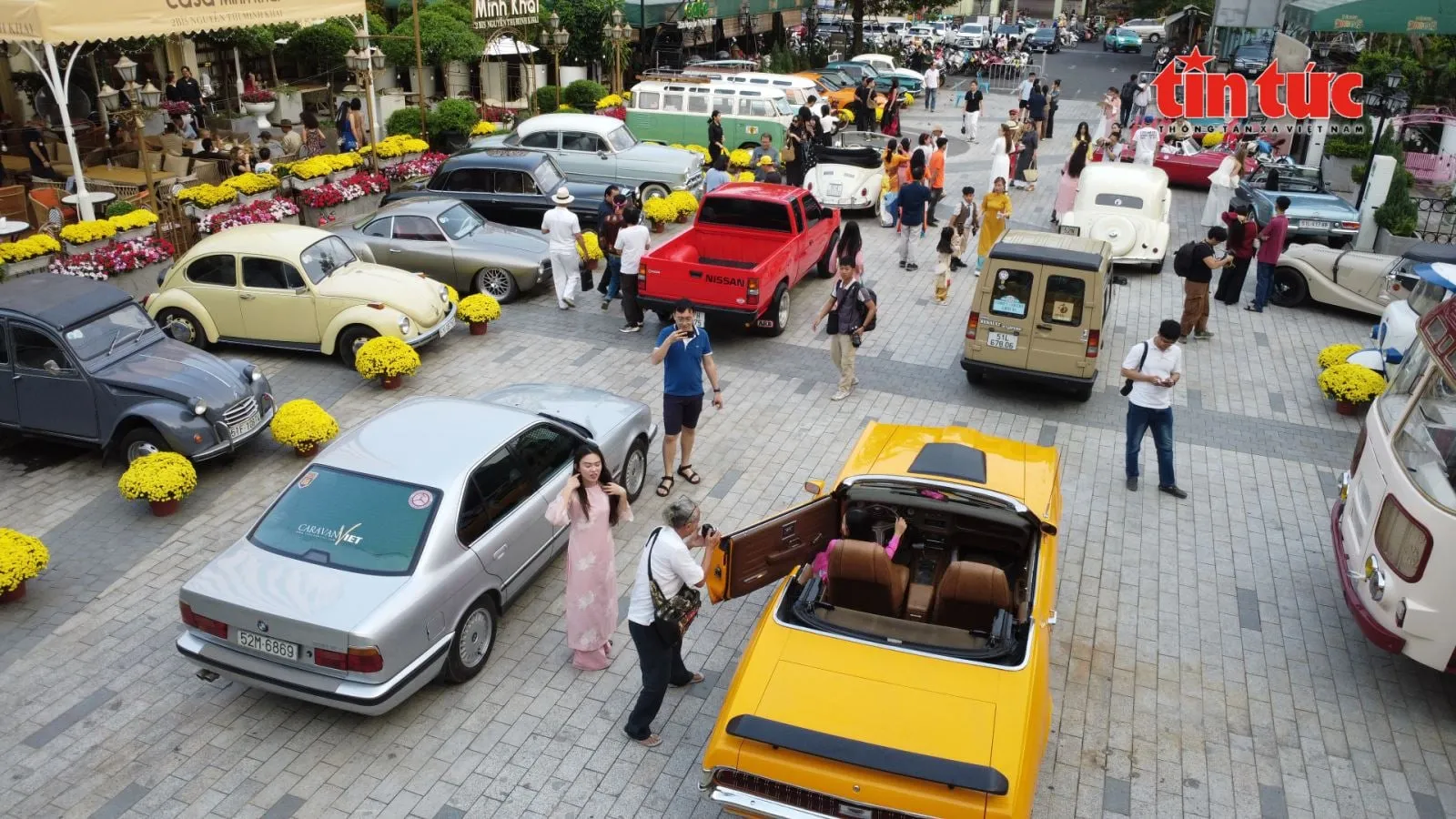 A curated collection of ultra-rare classic cars on display in Ho Chi Minh City