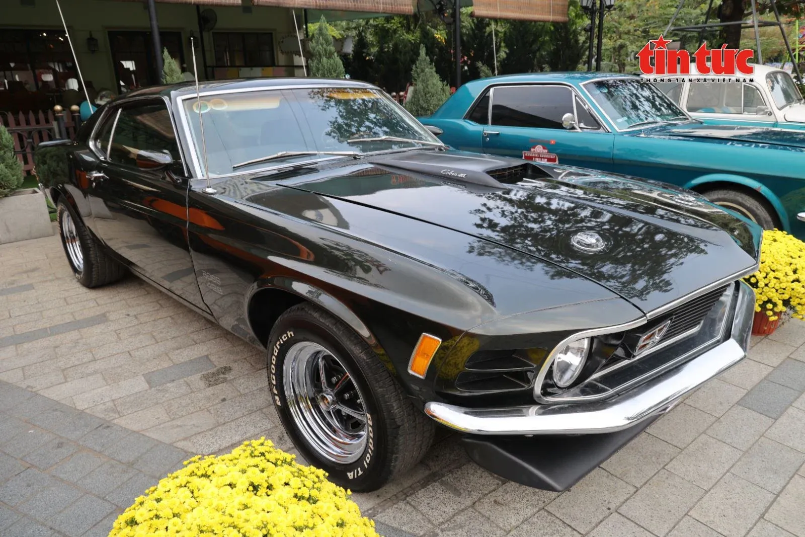 Ford Mustang Fastback Cobra Jet 428 at the classic car exhibition