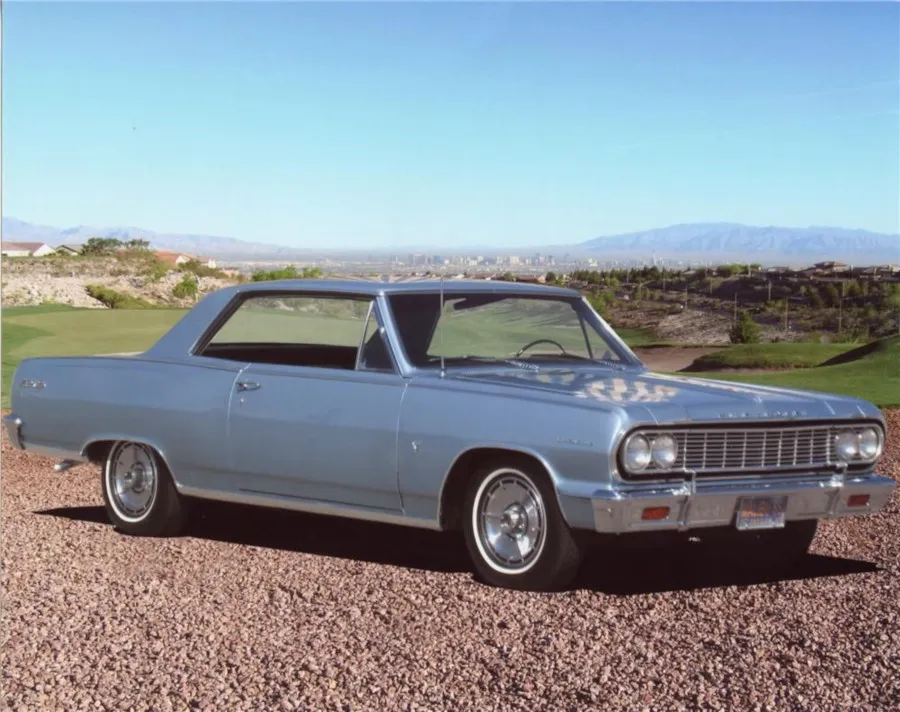 Classic 1964 Chevrolet Chevelle front view with sleek lines