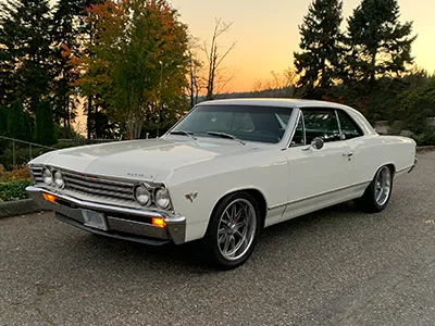 1967 Chevrolet Chevelle SS showcasing iconic muscle car styling