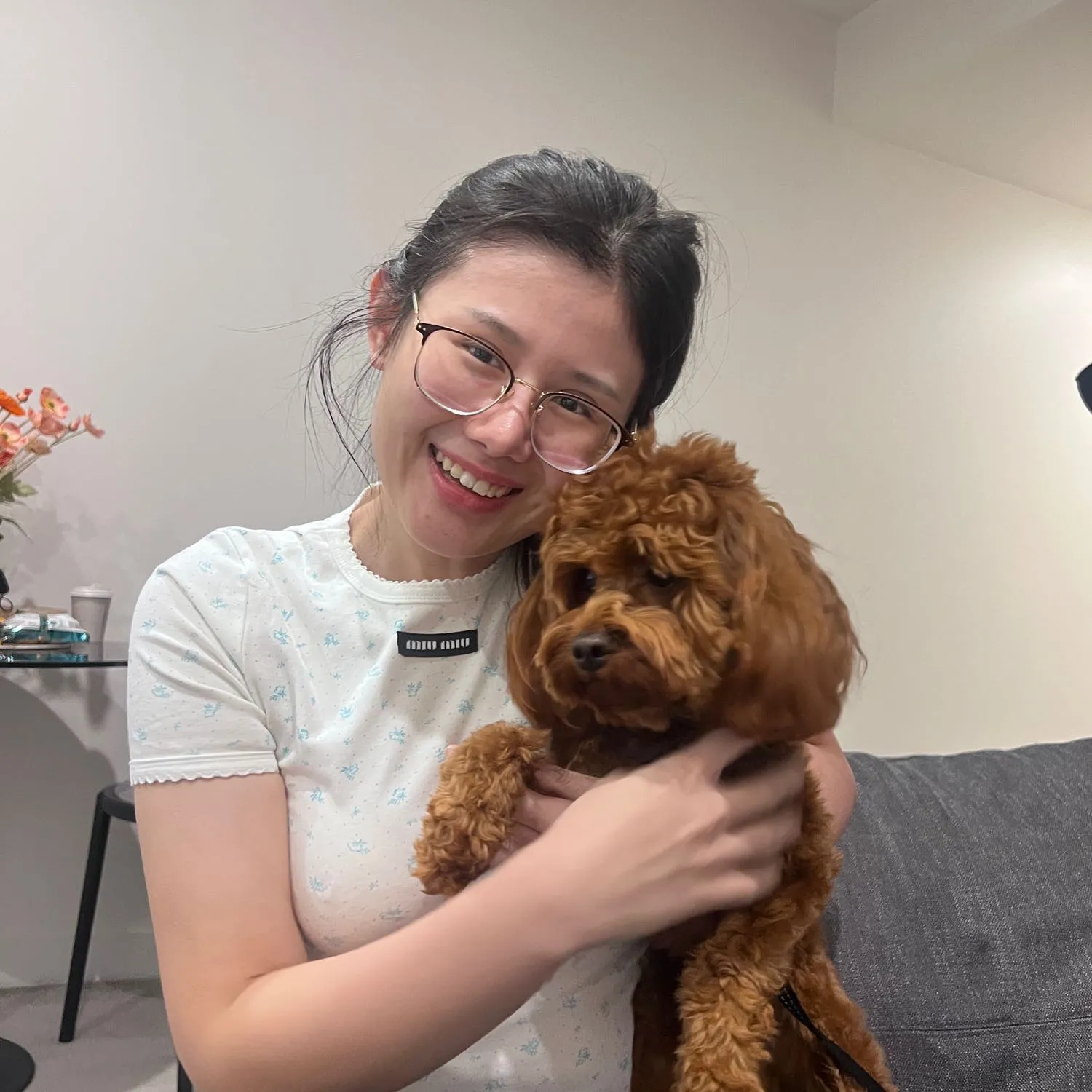 An active dog walker providing personalized care for a pet in an urban setting