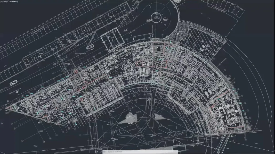 AutoCAD handling massive DWG files with optimized performance through enhanced code routines