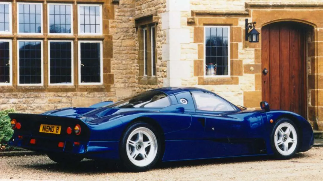 Nissan R390 GT1 with its aerodynamic racing design