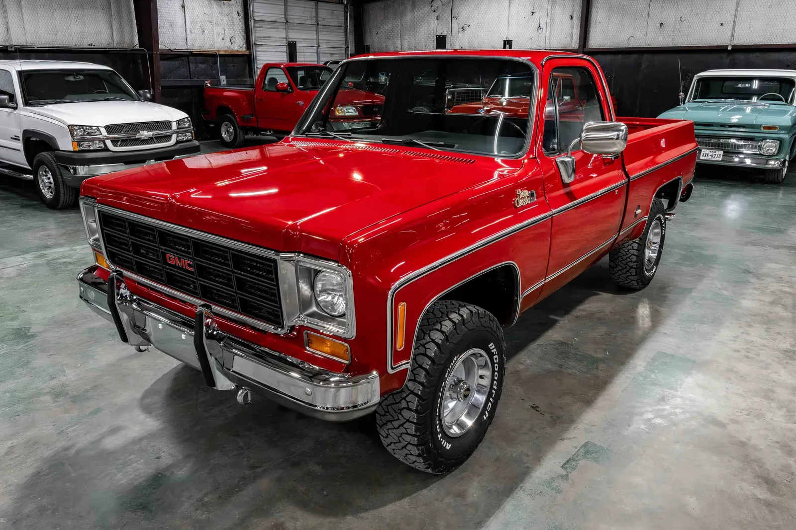 1978 GMC K10 Red classic truck available for purchase at PC Classic Cars