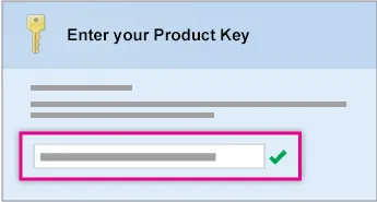 Office 2007 setup screen requesting a valid product key during installation