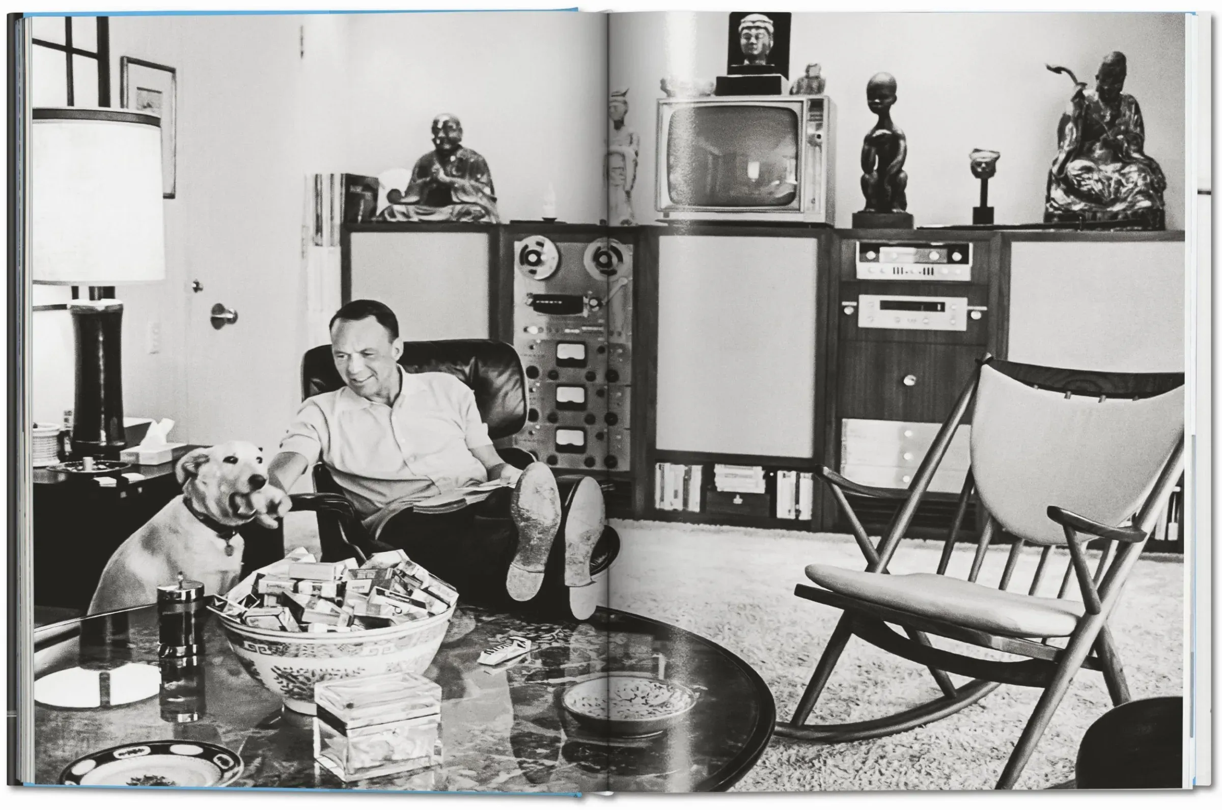 Frank Sinatra in a reflective moment, captured by Phil Stern
