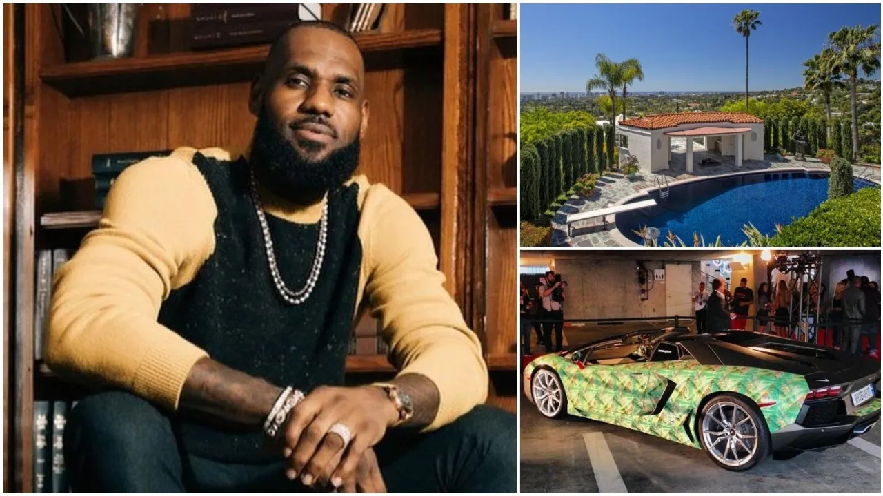 LeBron James, king of the NBA, has raked in millions and spends it on luxury mansions, cars and much more ... Photos: @kicksonfire, @erealty/Twitter; @kingjames/Instagram
