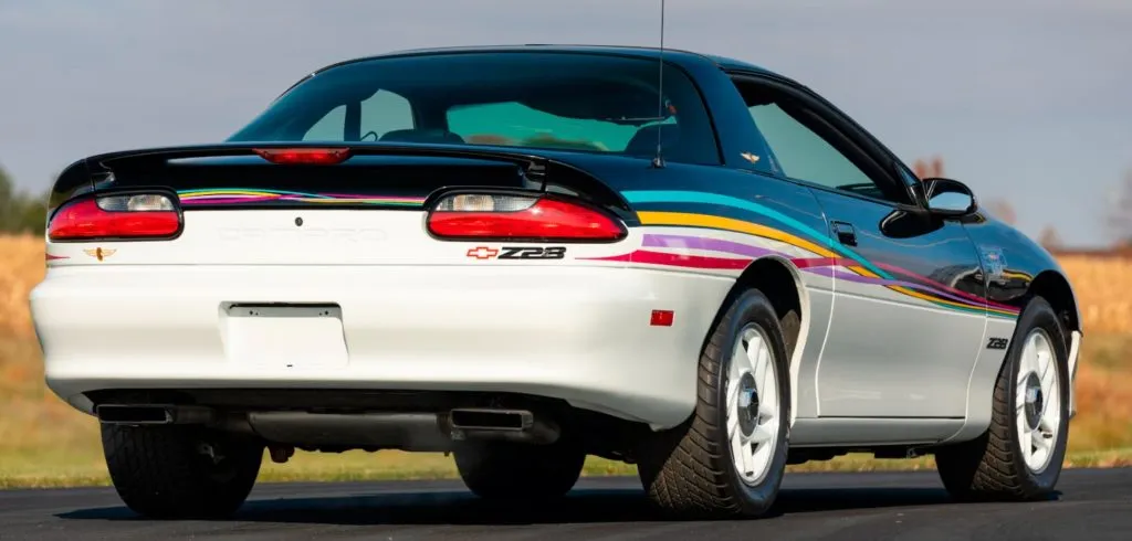 Rear view of the fourth-gen Camaro