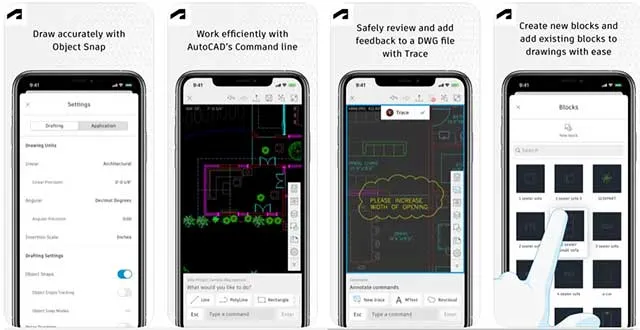 Working with DWG files on Android tablets and smartphones using AutoCAD