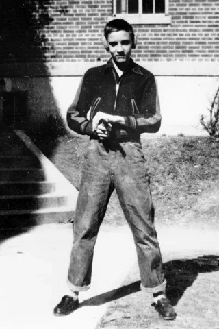 Elvis Presley's family home at Lauderdale Courts public housing in Memphis, Tennessee