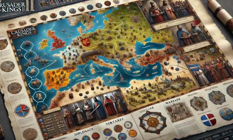 Detailed CK2 gameplay tutorial by Benjamin Pearce