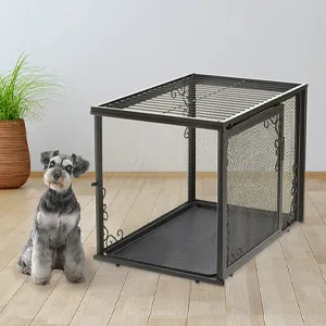 Puppy crate training setup demonstrating safe confined resting and learning space