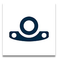 Rubber-to-metal automotive components designed for vibration control and mounting stability