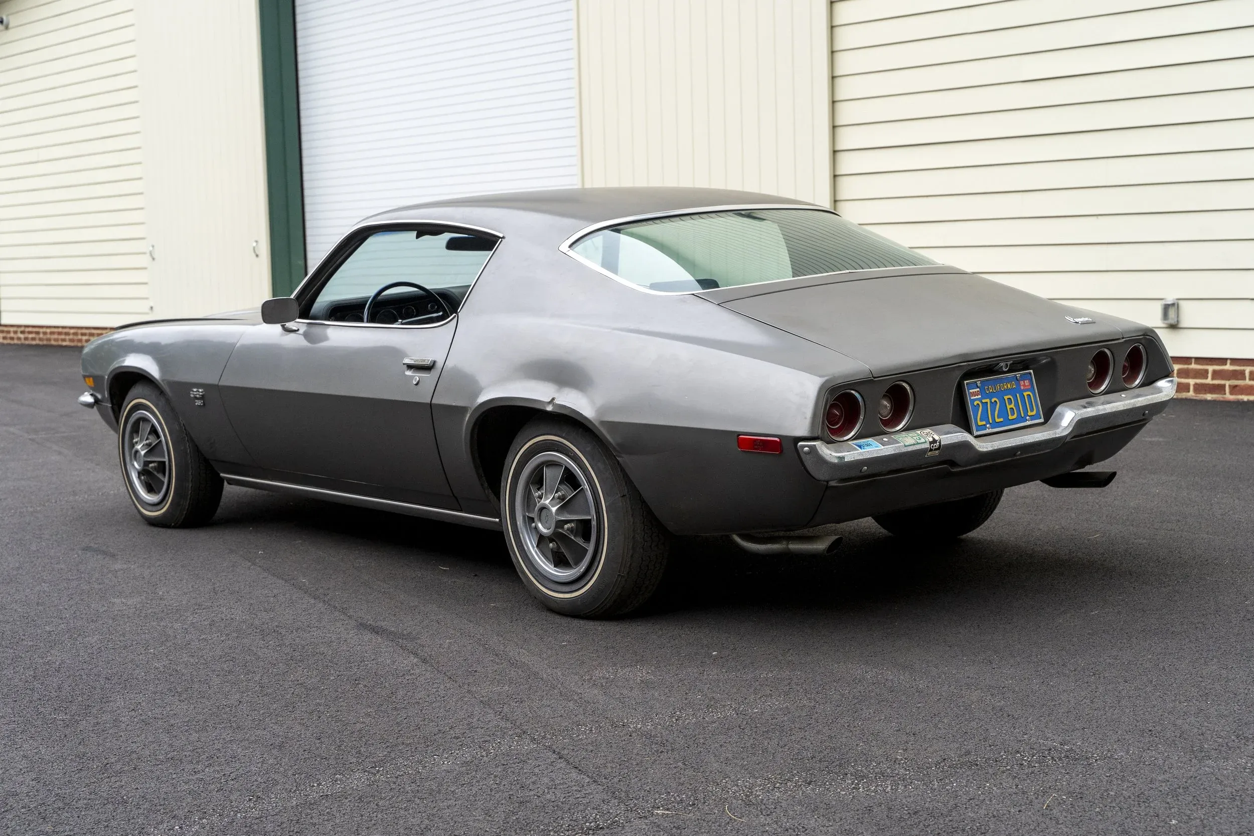 Close-up detail of the 1970 Camaro SS front fascia showing the distinctive grille and hood lines