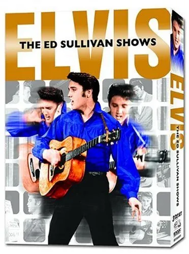 Elvis Presley commemorative DVD cover highlighting his historic TV performances