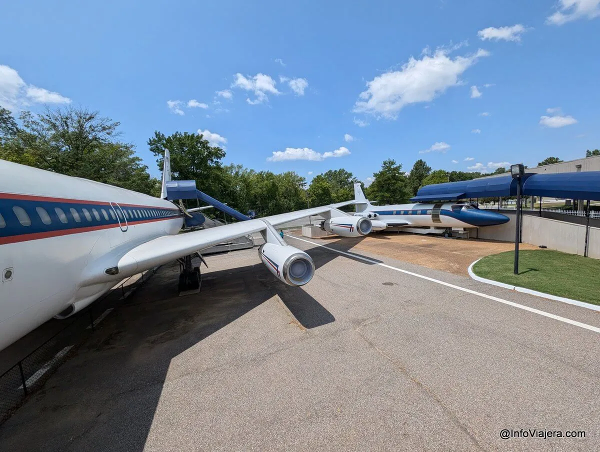 Interior of Elvis Presley's private aircraft at Graceland