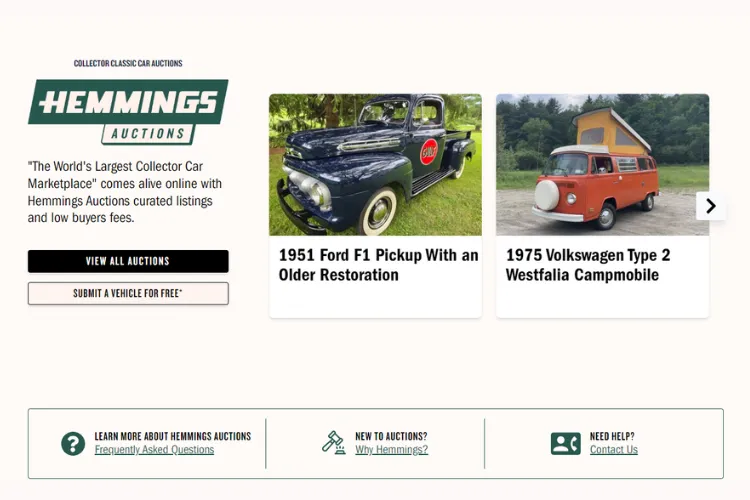How Does Hemmings Work Car Auctions