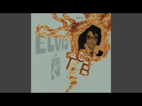 Elvis Presley performing a gospel song with passion and energy on stage