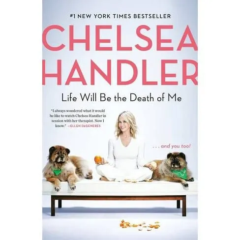 Chelsea Handler’s memoir cover, featuring a candid portrait of the comedian