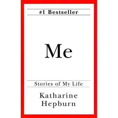 Katherine Hepburn’s memoir cover, showcasing her elegant and timeless beauty