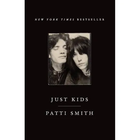 Patti Smith’s memoir cover, featuring a young, bohemian Patti Smith