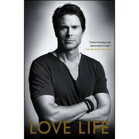 Rob Lowe’s memoir cover, featuring a candid shot of the actor