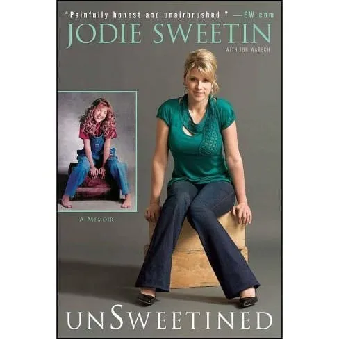 Jodie Sweetin’s autobiography cover, featuring a thoughtful portrait of the actress