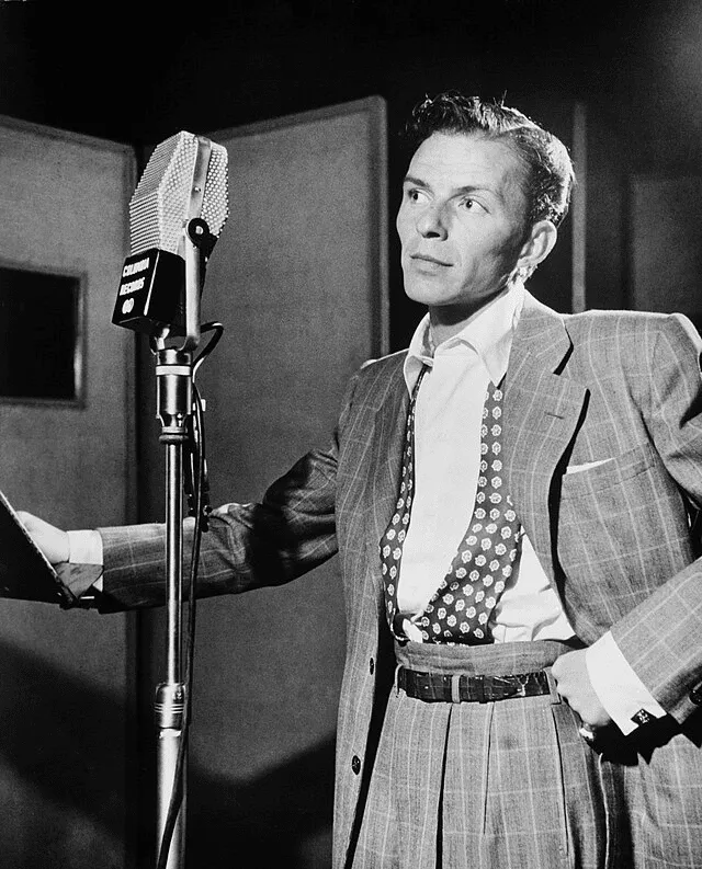 Historic public-domain portrait associated with Frank Sinatra's classic era