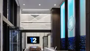 Take-Two Interactive Software office lobby showcasing the company's global gaming headquarters