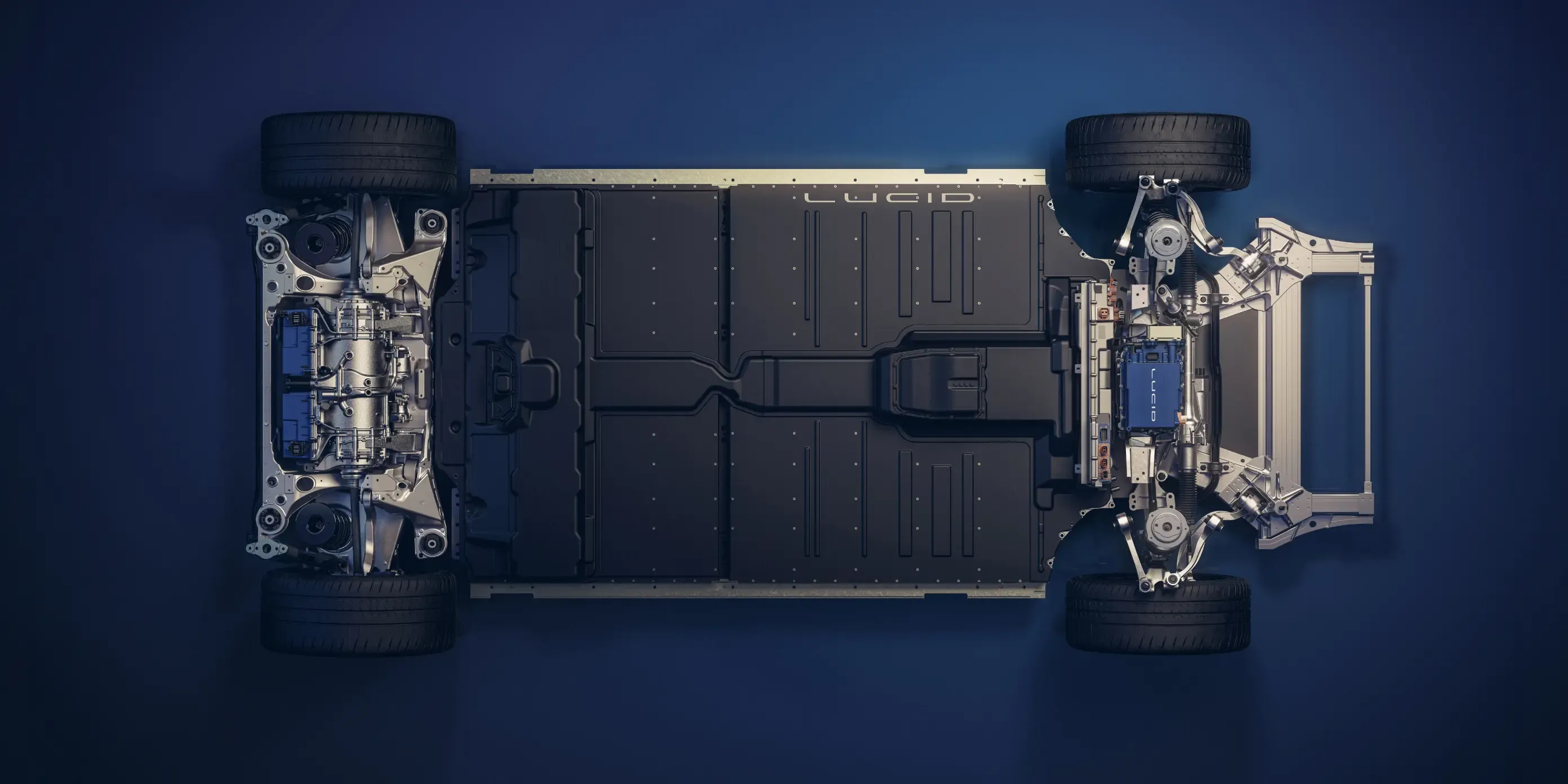 The Lucid Air Sapphire's drive mode selector, allowing drivers to customize their experience