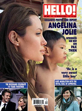 Angelina Jolie and Brad Pitt after adopting Pax Thiên Jolie-Pitt