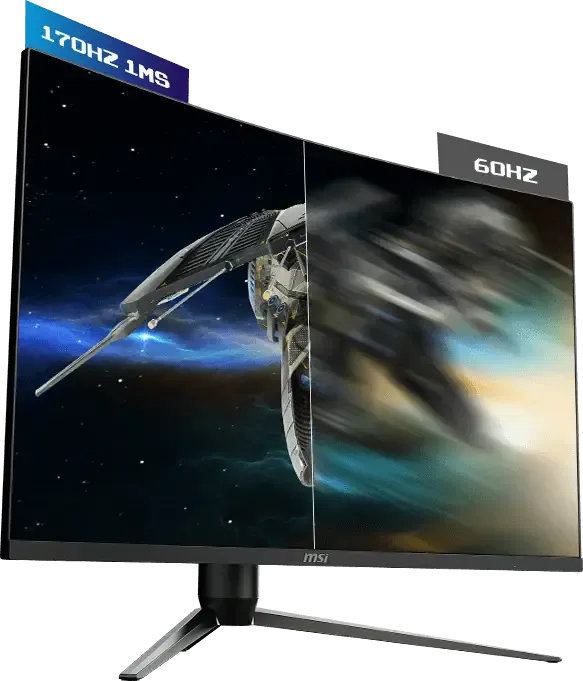 MSI G32CQ5P 170Hz gaming monitor optimized for fast-paced esports gameplay