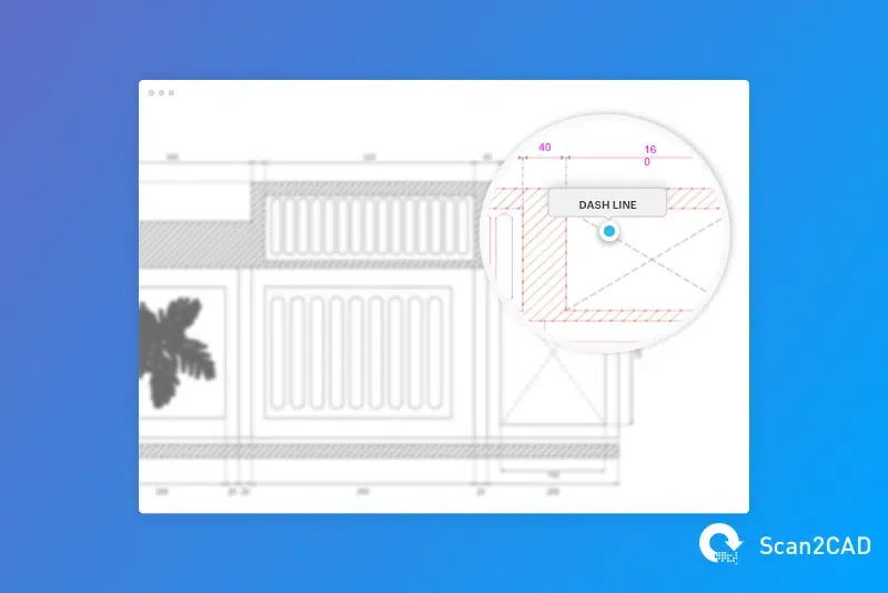 Object recognition applied to CAD drawing with detected shapes and structures
