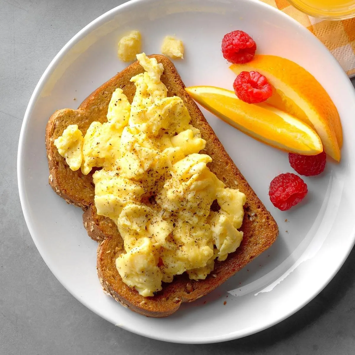 Open-faced egg sandwiches with herbs