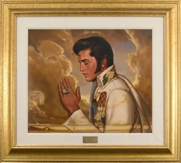 Praying Elvis