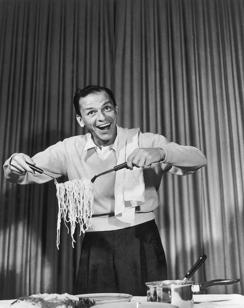 Frank Sinatra in his prime, embodying the golden age of American music