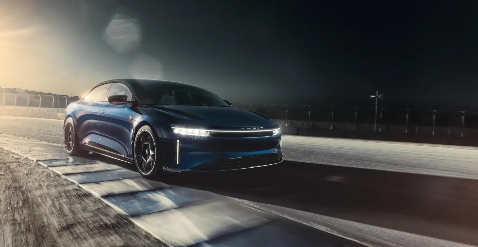 The Lucid Air Sapphire alongside its siblings: Pure, Touring, and Grand Touring