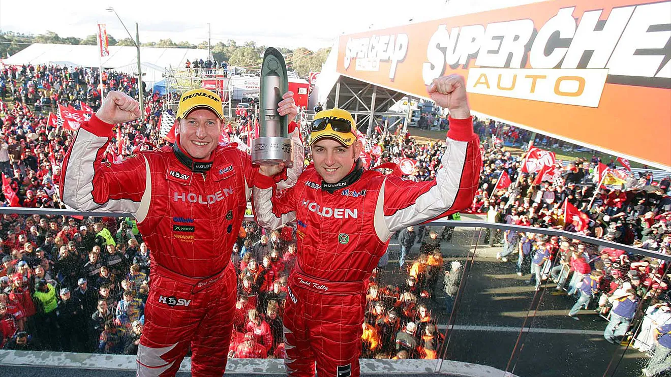 Walkinshaw Racing touring car prepared for Australian Supercars competition