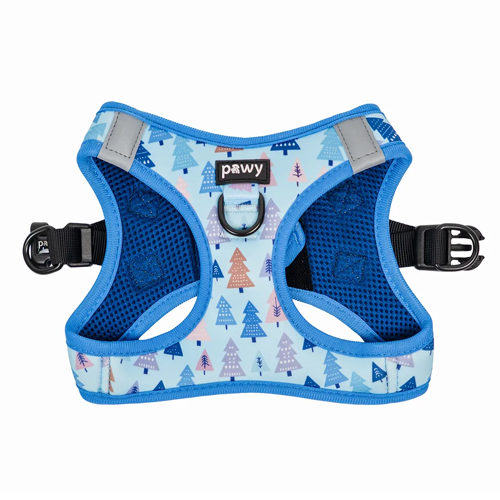 Pawy Dog Step-in Harness in Pine Tree Design