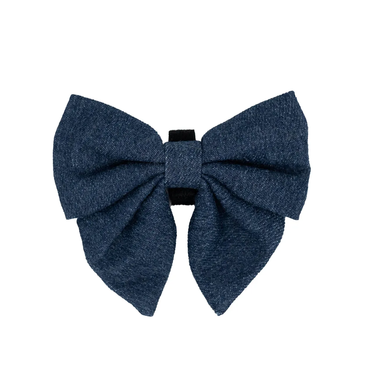 Pawy Dog Bowtie in Denim Dark Blue