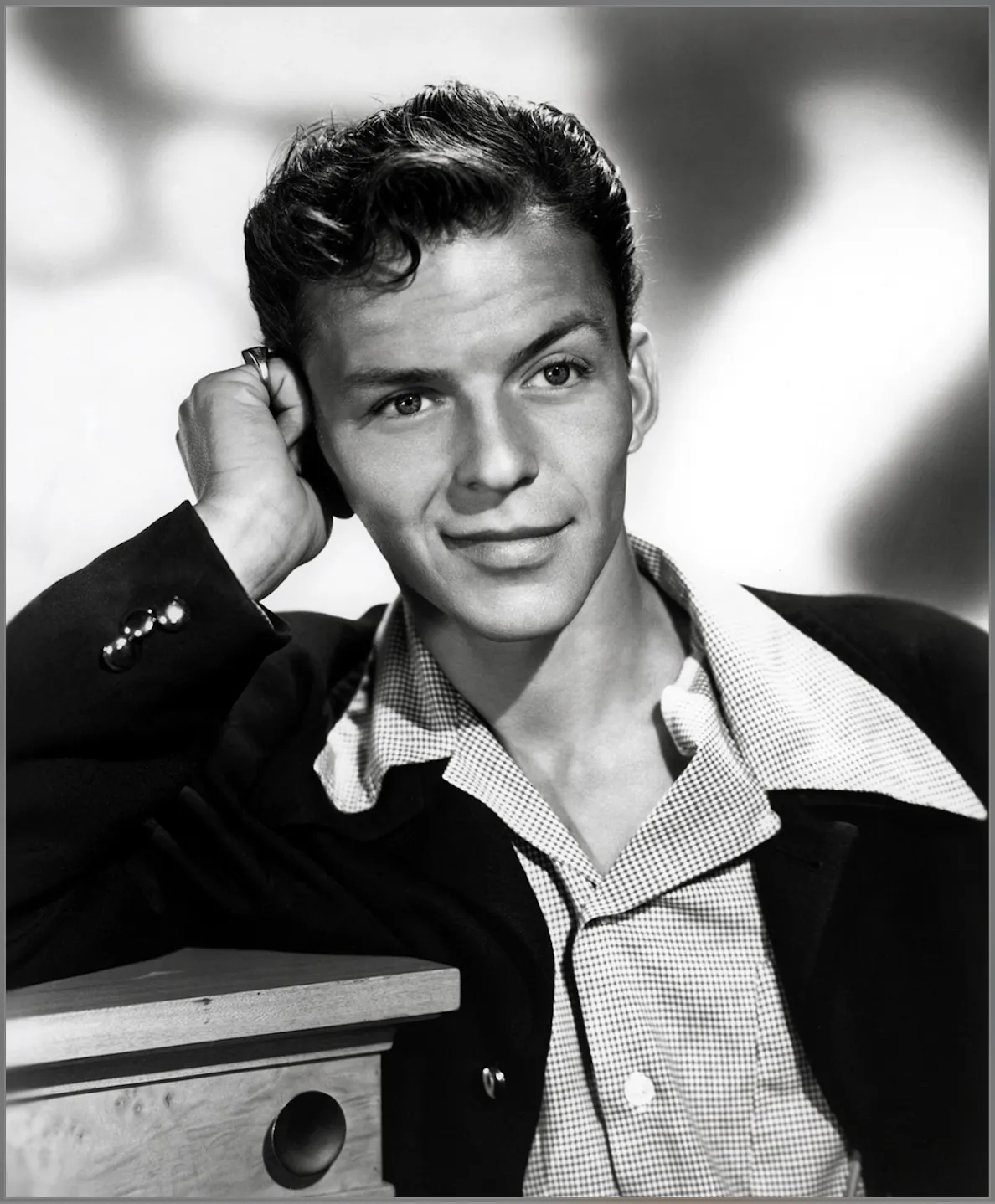 Francis Albert Sinatra photographed in the 1940s during the height of Sinatramania