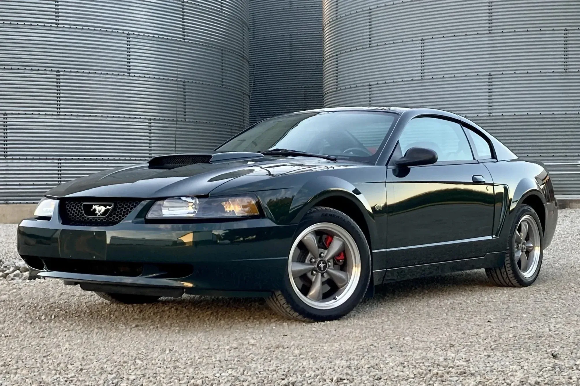 The 2001 Bullitt Mustang GT in Dark Highland Green