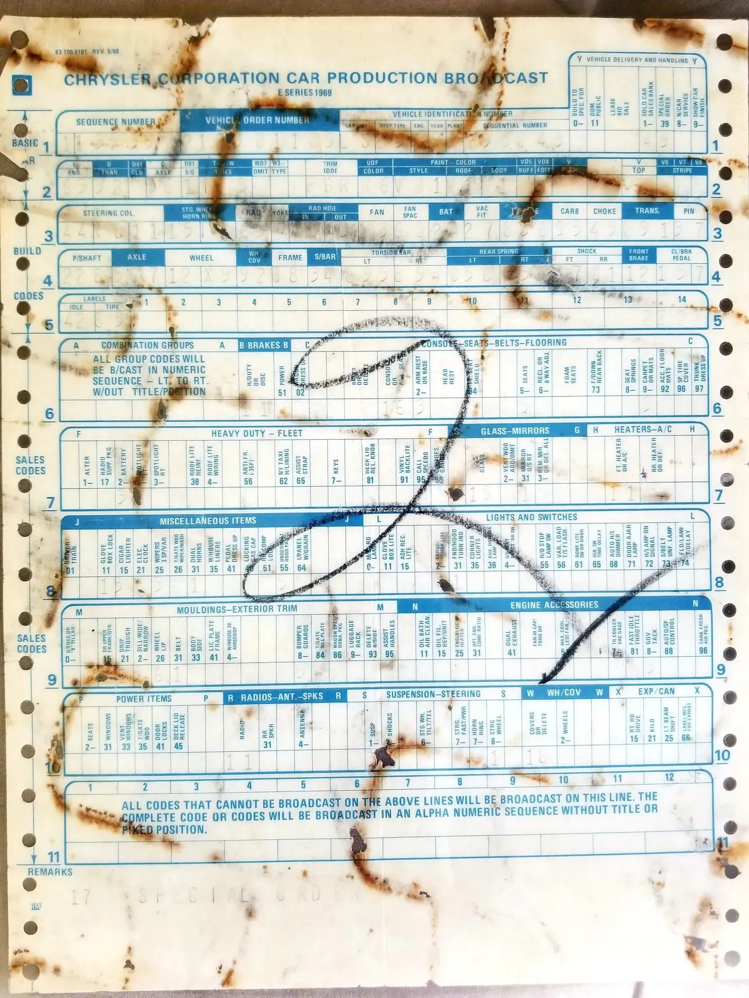 1969 Dodge Dart GTS 440 transmission and driveline detail