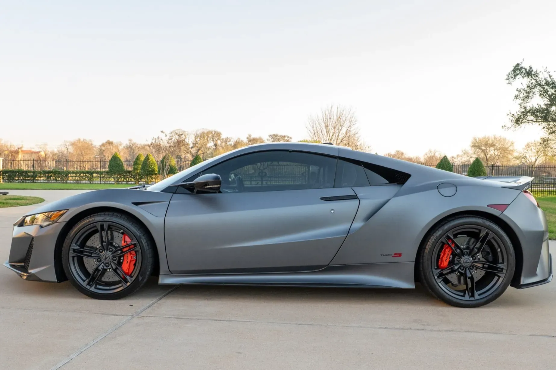 NSX Type S wheels, carbon-ceramic brakes, and performance suspension setup