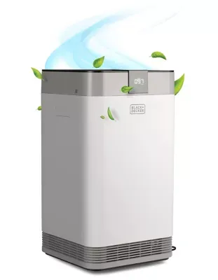 Black & Decker Electrostatic Precipitator Air Purifier with 4-Stage Filtration System